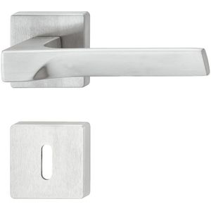 Häfele Drückergarnitur LDH 3205 aus Metall, Chrom satiniert, BB - Buntbart