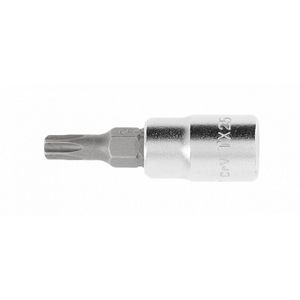 Högert Steckschlüsseleinsatz 1/4 Zoll Torx TX, Torx T25