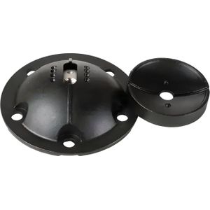 Siso Tischbeinverbinder MINI-TWISTER aus Edelstahl, M8 schwarz