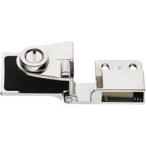 Häfele Glastürscharnier H1417 für Türmontage ohne Glasbohrung Mittelscharnier, verchromt poliert
