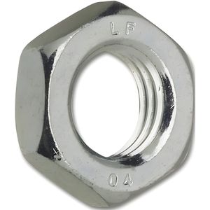 Gedotec Sechskantmutter flach aus Stahl verzinkt, ISO 4035, M10