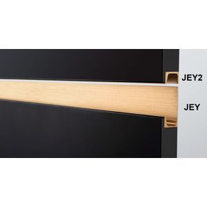 Viefe Griffprofil aus Aluminium, JEY 0127 - 897 mm - Messing dunkel gebürstet