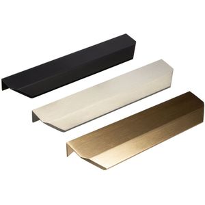 Viefe Griffleiste VANN aus Aluminium, 64 mm - schwarz matt