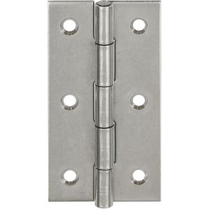 Vormann Scharnier aus Edelstahl mit gehärtetem Stift rechteckig, 40 x 26 mm