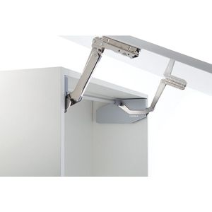 Häfele Hochschwenkbeschlag FREE SWING für Korpushöhe 500-670 mm, 7,0 - 15,9 kg - S8sw - Anthrazit