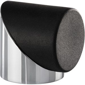 Mital Design Boden-Türpuffer CLASSY Silber Türstopper zum Kleben oder Schrauben, Chrom poliert