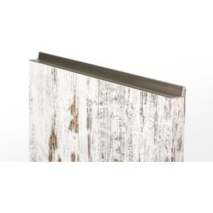 Viefe Griffprofil GRADA aus Aluminium, Edelstahl-Optik - 247 mm