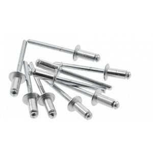 Högert Blindnieten aus Aluminium, 50 Stück, 4 x 10 mm
