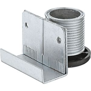 Häfele Sockelhöhenversteller H3941 mit Auflagewinkel zum Schrauben Tragkraft 150 kg Stahl verzinkt