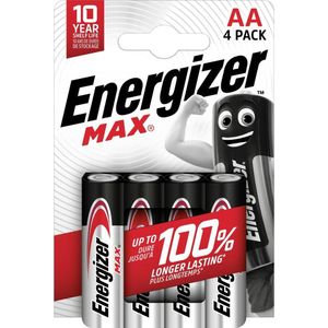 Energizer Max 437642 Batterij AA LR6 4 pack Eco
