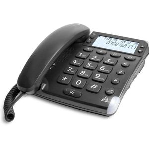 DORO Magna 4000 elegante telefoon met 60 dB geluidsversterking - geschikt voor SLECHTHORENDEN - nummerweergave