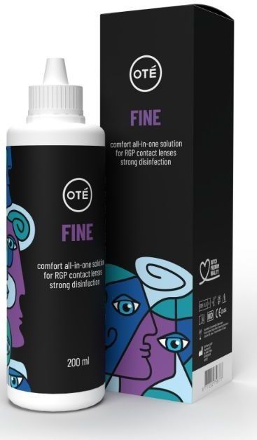 Oté Fine Alles-in-één lenzenvloeistof voor harde/vormstabiele contactlenzen - 200 ml - lenzenvloeistof