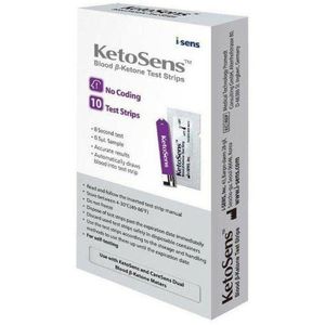 KetoSens - Teststrips - Voor CareSens Dual - 10 Stuks - Automatische Codering