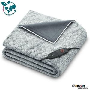 Beurer HD75 Nordic Grey Green Planet warmtedeken