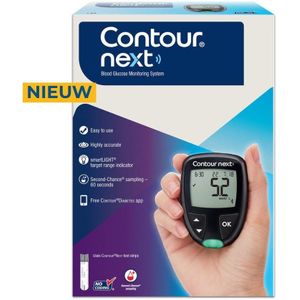 Contour - Next - Glucosemeter - Inclusief 5 Strips en 5 Lancetten