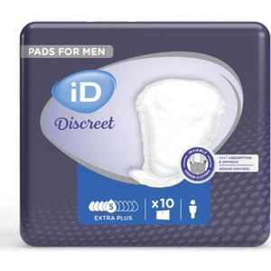 iD Discreet Incontinentie Pads voor mannen iD Discreet Extra Plus voor Mannen (10 stuks)
