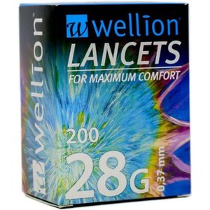 Wellion lancetten 28G (200 stuks)