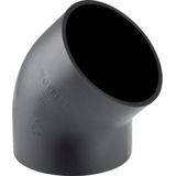 Geberit PE Bogen,  DN 56,  dø 56 mm, 363.088.16.1