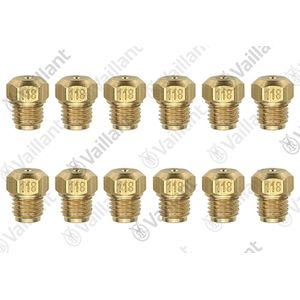 VAILLANT Brennerdüse, 1,18, (x12) MAG 11-0/0 GX u.w. Vaillant-Nr. , 291202