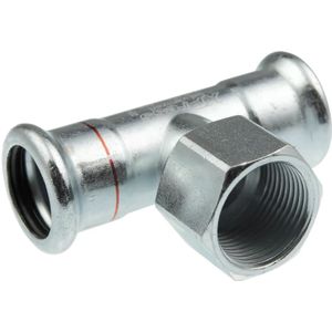 VSH XPress C-Stahl T-Stück Gewinde i/i/i 22xRp3/4"x22 Typ C1418, 6206706
