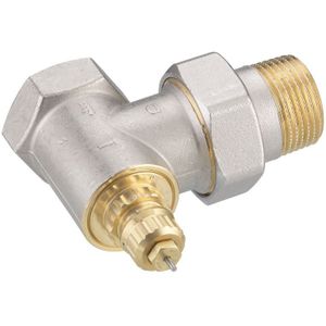 Danfoss Ventilgehäuse RA-G 25 R 1/1, Eck, Matt vernickelt, 013G1680