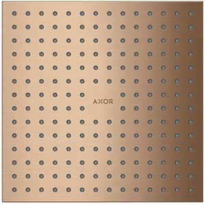 AXOR ShowerSolutions Kopfbrause 250/250 1jet Decke Brushed Red Gold, 35309310