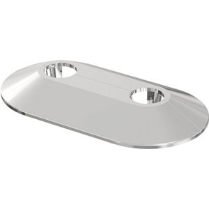 Flamco Doppelrosette RVDC 15/50 chrom, Kunststoff, 12529