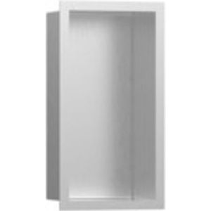 hansgrohe XtraStoris Individual Wandnische Edelstahl gebürstet mit Designrahmen 300/150/100 Edelstahl gebürstet, 56094800