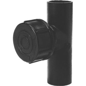 Wavin PE-Abfluss, Reinigungsrohr 90 Grad d 125/110, 3018815