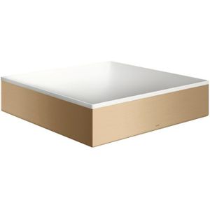AXOR HG AXOR Suite Waschbecken & Badewannen Aufsatzwaschtisch 400/400 ohne Hahnloch und Überlauf Brushed Bronze, 42003140
