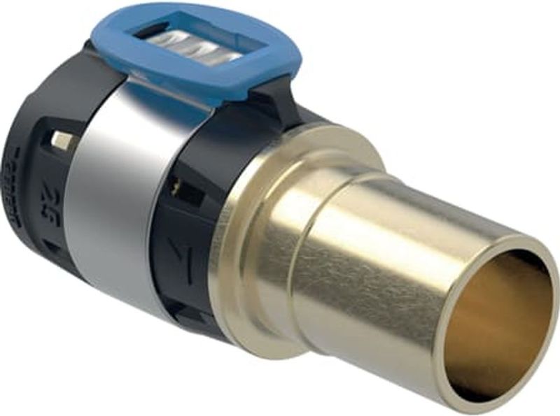 Geberit FlowFit Übergang auf Geberit Mapress, mit Einschubende,  DN 40,  dø 50 mm, 620.235.00.1