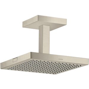 AXOR ShowerSolutions Kopfbrause 240/240 1jet mit Deckenanschluss Brushed Nickel, 10929820