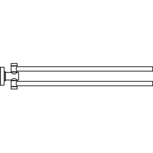 Ideal Standard Handtuchstange IOM doppelt, Chrom , A9131AA