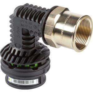 Viega Geopress K-Übergangsbogen 90 Grad, d 40mm, Rp 11/4 Siliziumbronze, Kunststoff Modell 9714.2, 711061