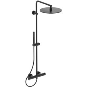 Ideal Standard Duschsystem Ceratherm T125 Pin-Griffe Silk Black, A7589XG
