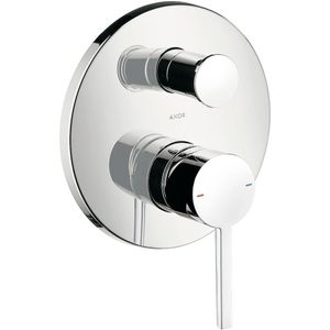 AXOR Starck Einhebel-Wannenmischer Unterputz mit Hebelgriff Edelstahl Optic, 10414800