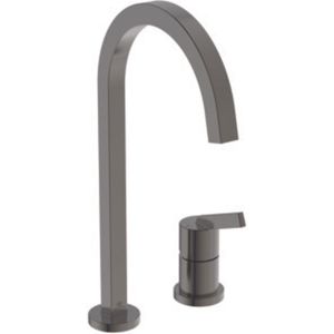 Ideal Standard 2-Loch-Küchenarmatur Gusto Ausld.204mm eckiger Auslauf MagneticGrey, BD423A5