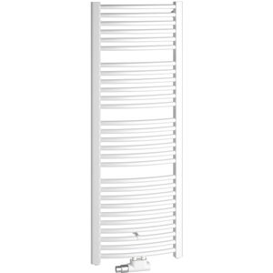 Kermi Badheizkörper Basic-50 R, gebogen, Mittel- / Seitenanschluss, 804x450 mm (HxL), weiß, ER01M0800452XXK