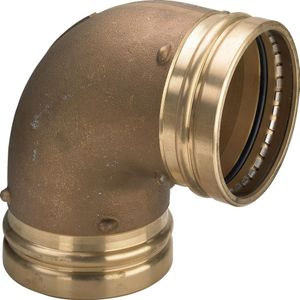 Viega Sanpress LF Sanpress XL LF-Bogen 90 Grad, d 108,0mm Rotguss Modell 2216XLLF, 432270