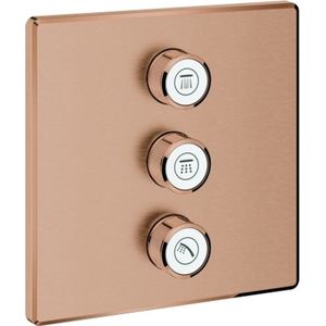 GROHE 3-fach UP-Ventil Grohtherm Smart Control 29127 eckig FMS warm sunset geb., 29127DL0