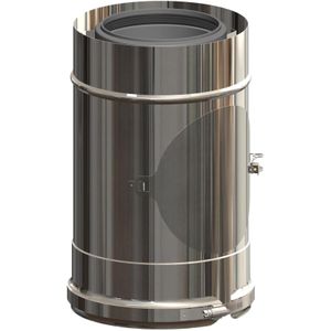 ATEC Kontroll-Rohr DN125/190 L=270mm Edelstahl blank, 704703
