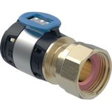 Geberit FlowFit Übergang mit Überwurfmutter,  DN 15,  dø 20 mm, 620.631.00.1