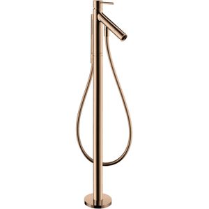 AXOR Starck Einhebel-Wannenmischer bodenstehend mit Pingriff Polished Red Gold, 10456300