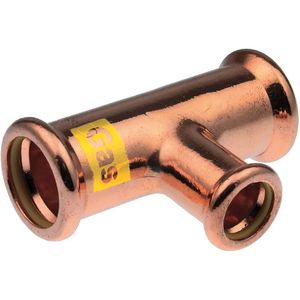 VSH XPress Kupfer Gas T-Stück reduziert i/i/i 28x22x28 Typ G7125, 4804241