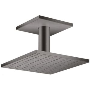 AXOR ShowerSolutions Kopfbrause 250/250 2jet mit Deckenanschluss Brushed Black Chrome, 35312340