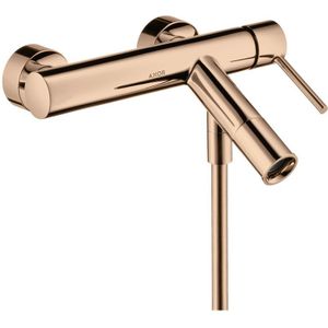 AXOR Starck Einhebel-Wannenmischer Aufputz mit Pingriff Polished Red Gold, 10411300