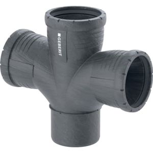 Geberit Silent-Pro Bogenabzweig 87,5° zweifach,  DN 100 / 100 / 100, 393.566.14.1
