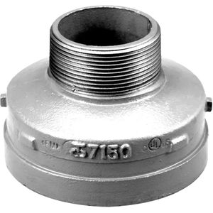 VSH Shurjoint Nutsystem konzentrisch Übergangsstück a/a 114,3xR2" verzinkt Typ 7150M, 1150m4520004