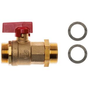 BRÖTJE Kugelhahn Trinkwarmwasser DN20 AGxAG G1xG1 DWM, 7770085