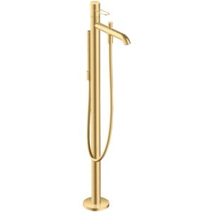 AXOR Uno Einhebel-Wannenmischer bodenstehend mit Bügelgriff Brushed Gold Optic, 38442250